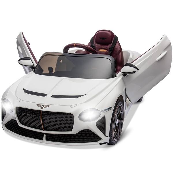 slide 2 of 24, Kids Ride On Car, Licensed Bentley Bacalar 12V White