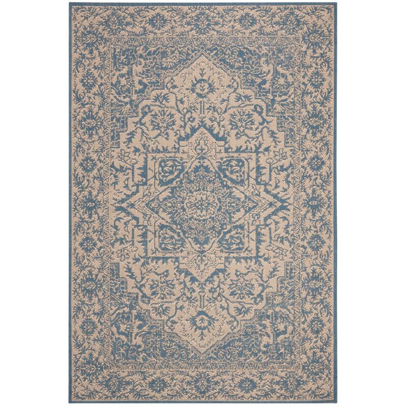 SAFAVIEH Beach House Pouline Indoor/ Outdoor Waterproof Patio Backyard Rug