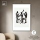 preview thumbnail 62 of 60, Bebop II Black Art Canvas Print by Art Remedy