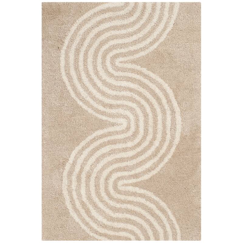 SAFAVIEH Handmade Chatham Gunver Modern Wool Rug - 2' x 3' - Beige/Ivory