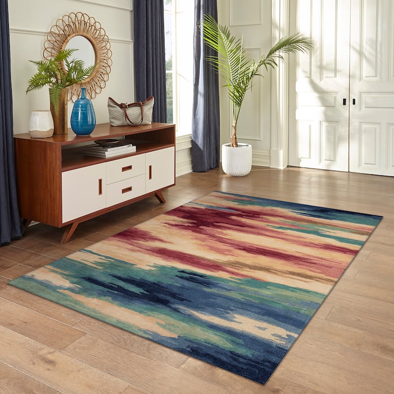 Liora Manne Tivoli Nom De Plume Indoor Rug - 7'6" x 9'6" - Multi