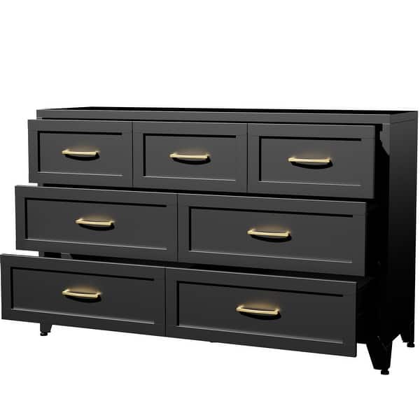 low black dresser American of Martinsville Lacquered Atomic Furnishing & Design duty steel with a sleek powder Mid Century Modern Vintage American