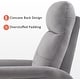 preview thumbnail 9 of 33, MCombo Modern Fabric Power Recliner, Electric Swivel Glider Rocker Recliner Chair for Nursery with USB Ports, Side Pockets 7763
