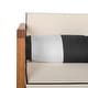preview thumbnail 2 of 7, SAFAVIEH Outdoor Alda 4-pc. Black/White Set w/ Accent Pillows