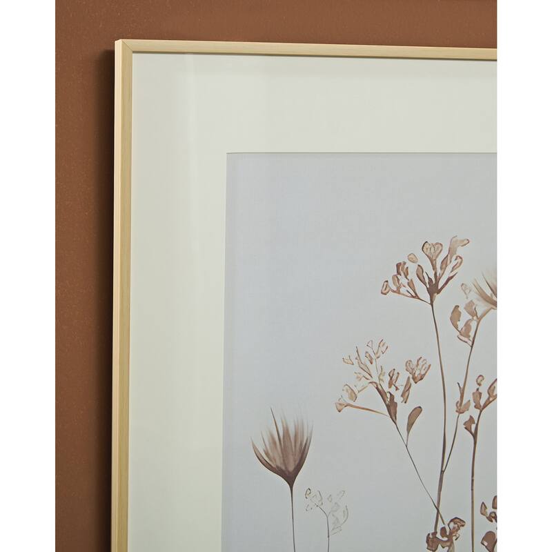 Signature Design by Ashley Chettings Beige/Gray Wall Art (Set of 4)