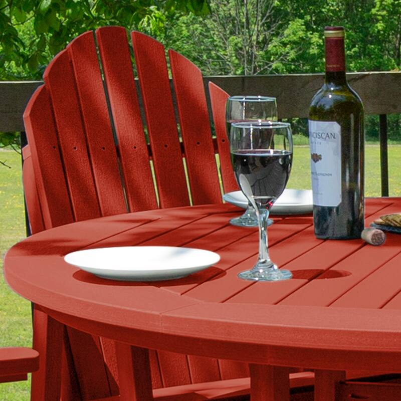 Hamilton 5-Piece Outdoor Counter Height Dining Set - 48" Round Table
