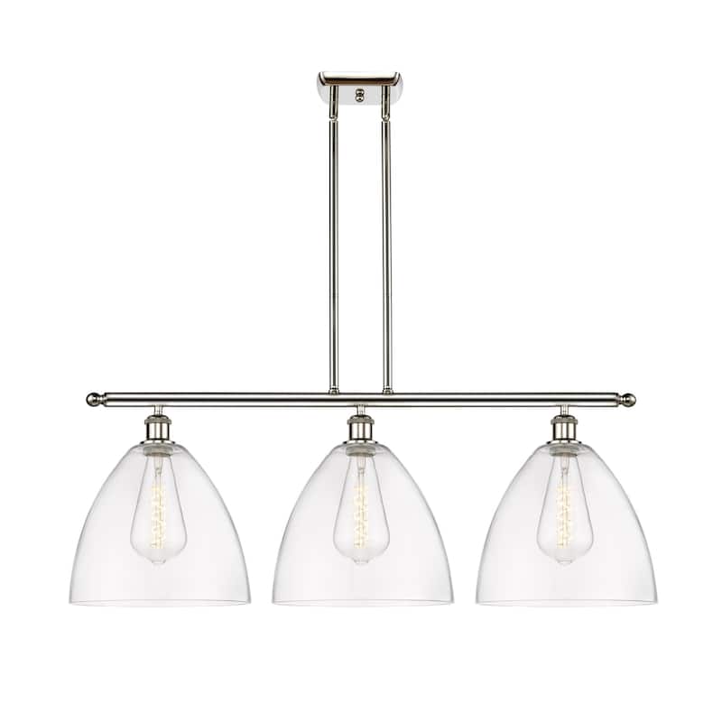 Innovations Lighting 516-3I-14-39 Bristol Linear Bristol 3 Light 39" - Polished Nickel / Clear