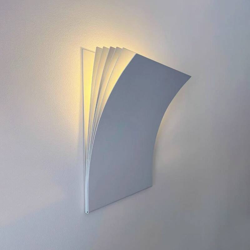 "Page Turn" LED Wall Sconce - White