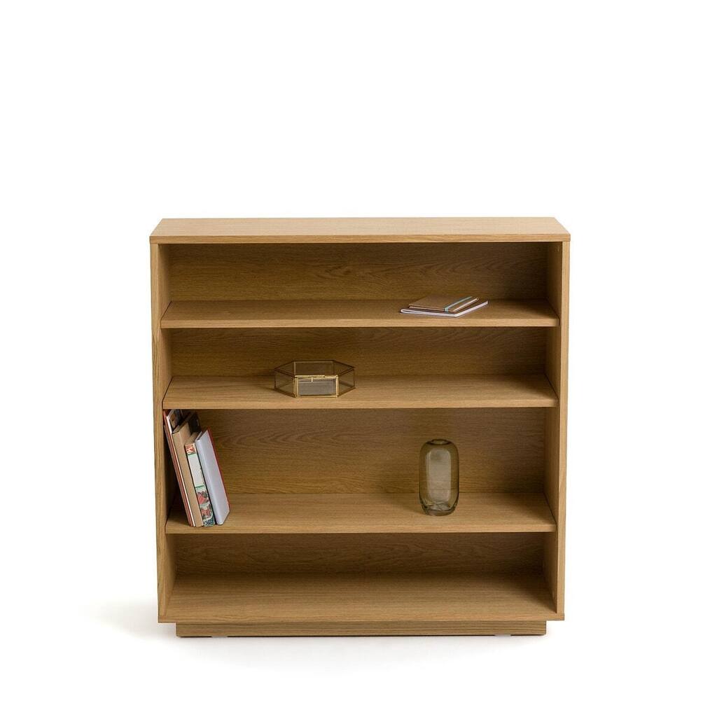 Low Oak Bookcase Module