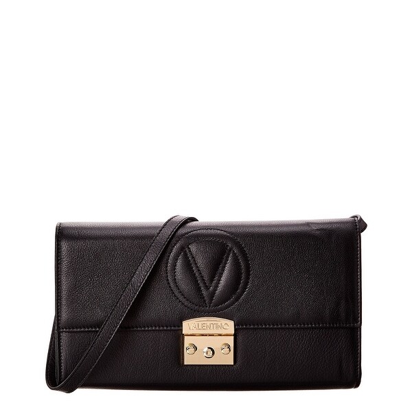 valentino leather clutch