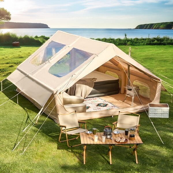 Inflatable camping tent shop