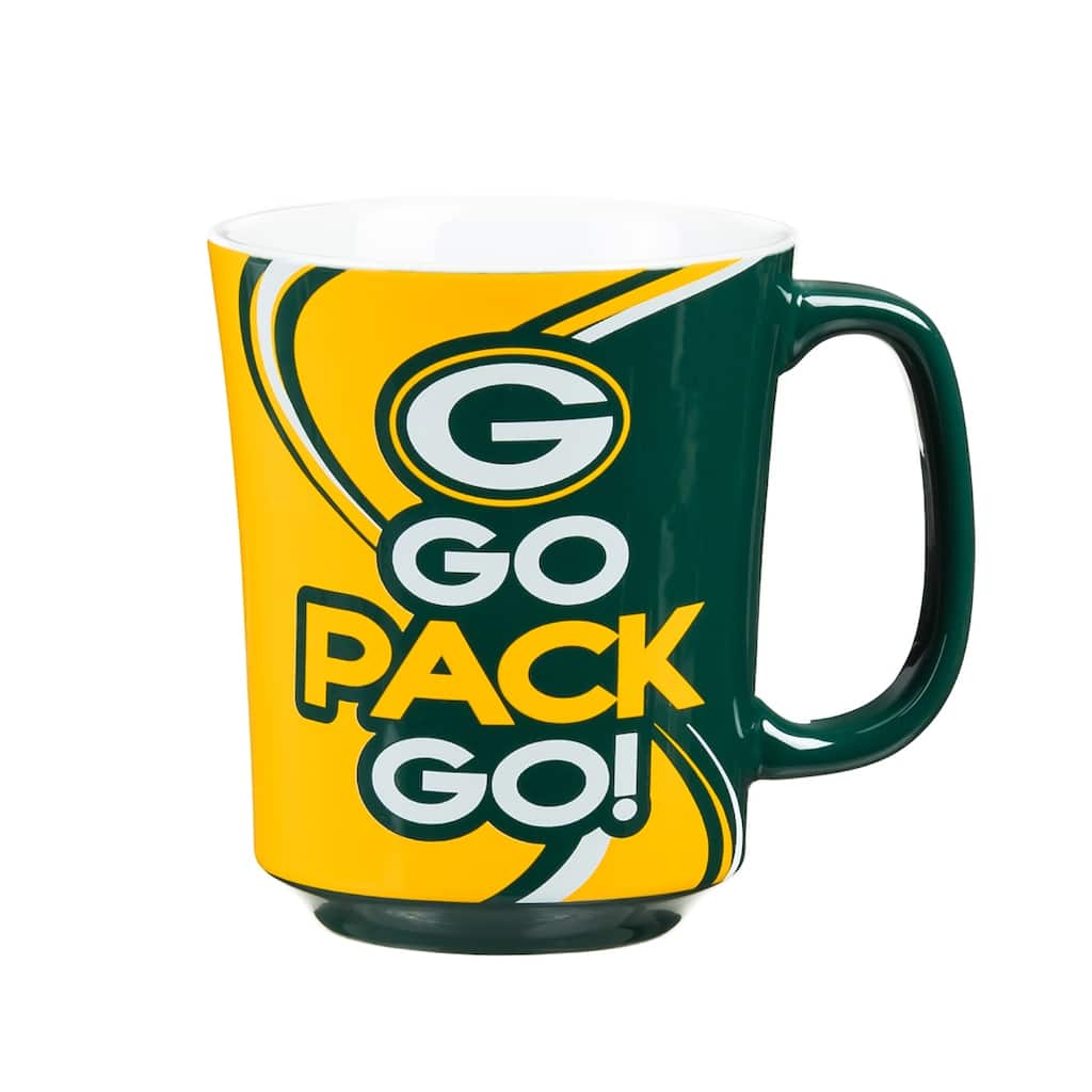 Green Bay Packers, 14 oz Ceramic Coffee Mug w/ Gift Box