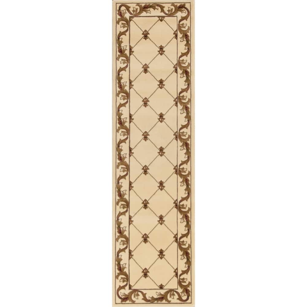 Domani Classics Victorian Bordered Trellis Area Rug