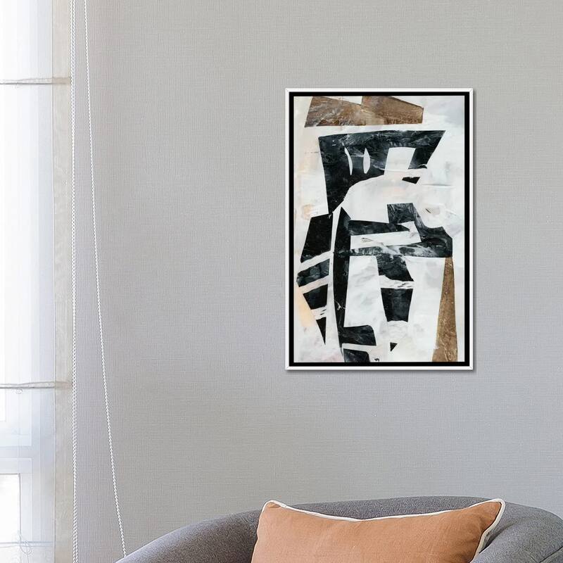 iCanvas "Tribal Collage I" by Jennifer Goldberger Framed Canvas Print