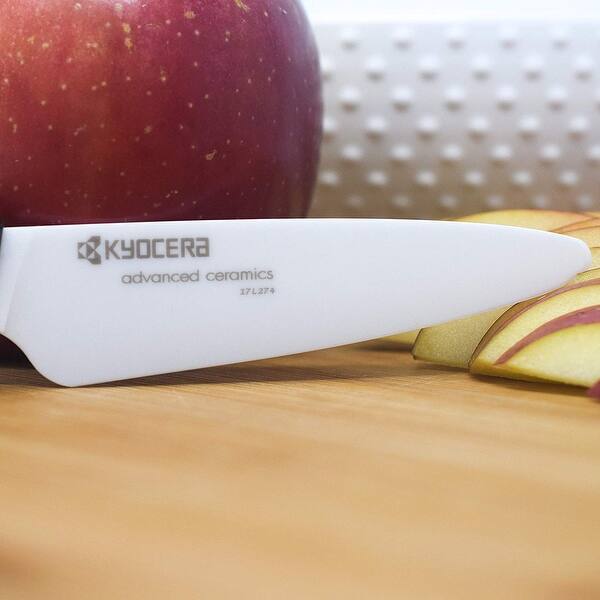 Shop Kyocera Advanced Ceramic Revolution Series 3 Inch Paring Knife Green Handle White Blade Green White Overstock 25776576