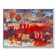 preview thumbnail 2 of 10, Designart 'Painted Mural On Royal PaLace In Colombia' Traditional Framed Canvas Wall Art Print