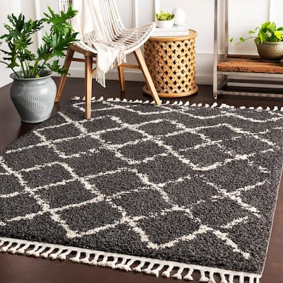 Livabliss Stevie Bohemian Patterned Shag Area Rug