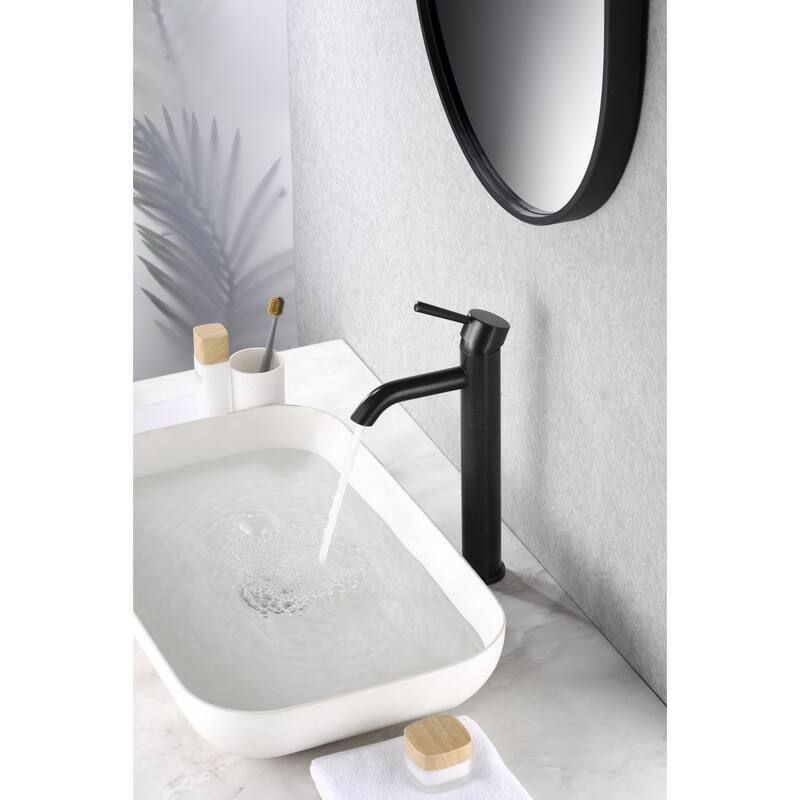 Ultra Faucets Euro Collection Single-Handle Tall Vessel Lavatory Faucet