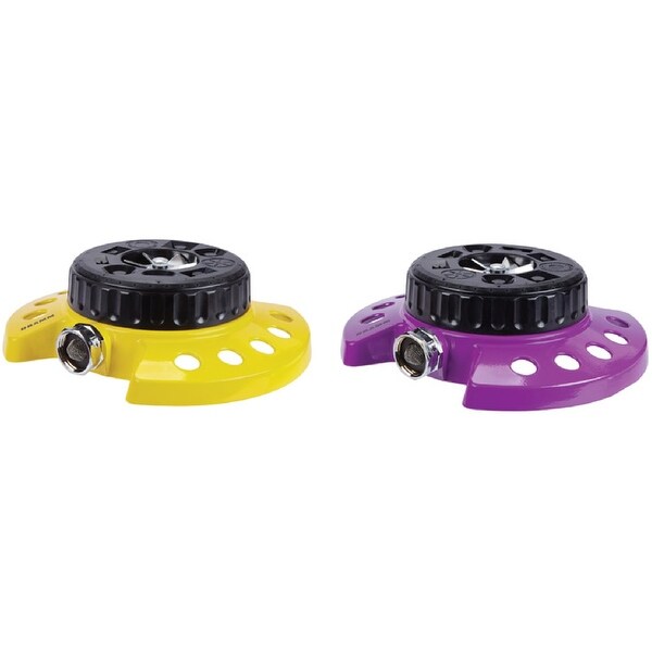 Dramm 10-15020 ColorStorm 9-Pattern Premium Turret Sprinkler, Assorted colors - Single. Opens flyout.