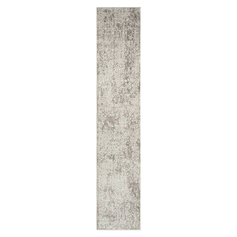 Sevita Gray Transitional High-Low Textured Indoor Area Rug