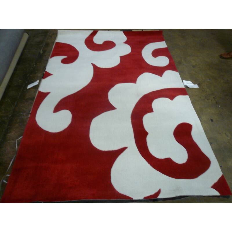 SAFAVIEH Handmade Modern Art Meene Modern Polyester Rug