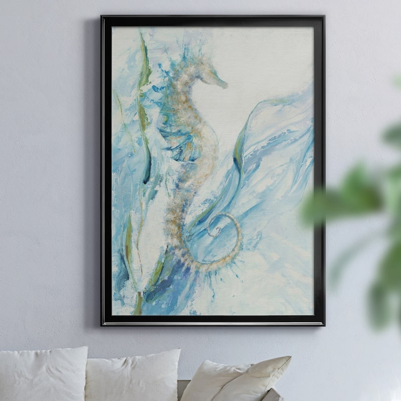 New Seahorse Premium Framed Canvas - Ready to Hang