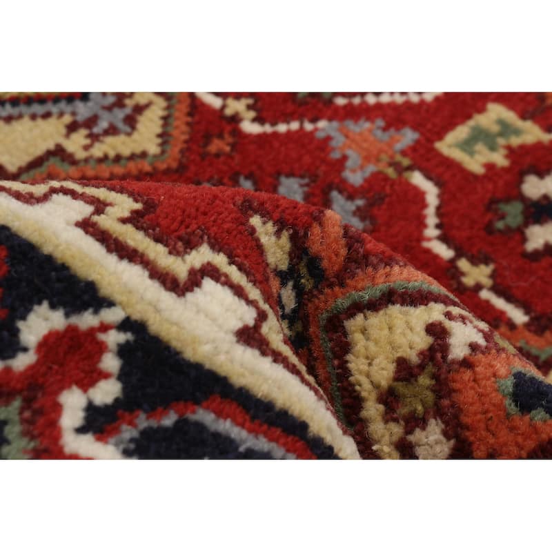 ECARPETGALLERY Hand-knotted Serapi Heritage Dark Copper Wool Rug - 2'7 x 12'1