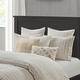 preview thumbnail 57 of 89, Madison Park Signature Essence Oversized Cotton Clipped Jacquard Comforter Set with Euro Shams and Throw Pillows