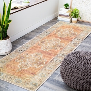 Rashida Printed Vintage Medallion Hallway Runner