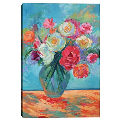 Petals and Passion 1 by Alexi Fine Canvas Art Print