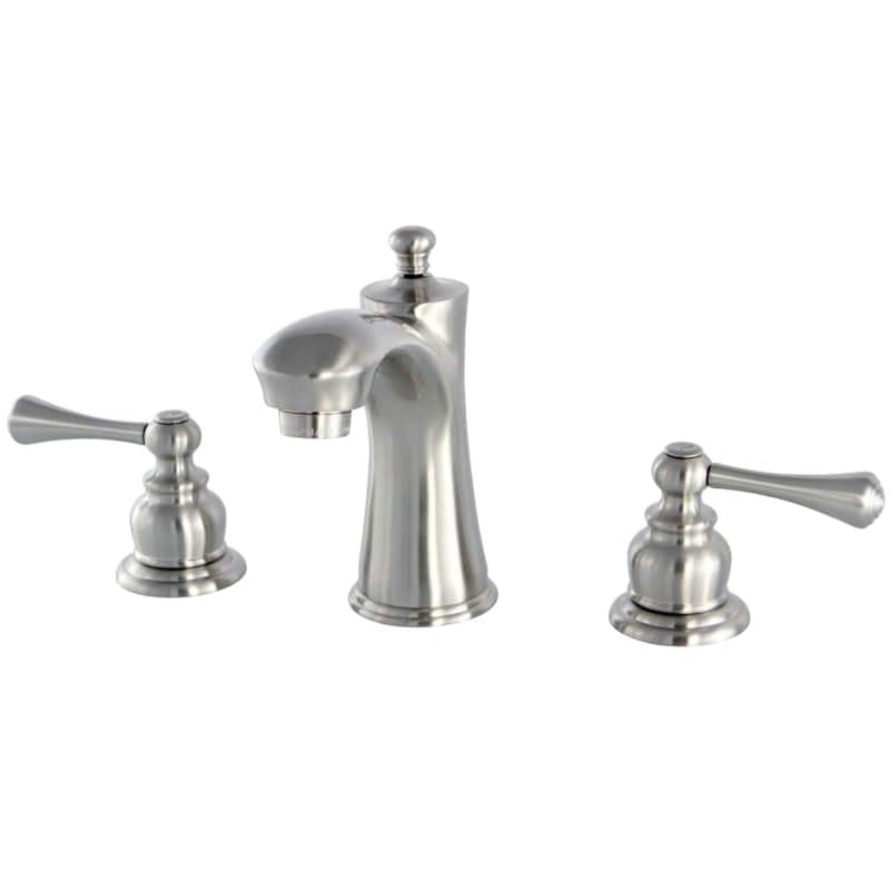 Kingston Brass Vintage 1.2 GPM Widespread Bathroom Faucet with Pop-Up
