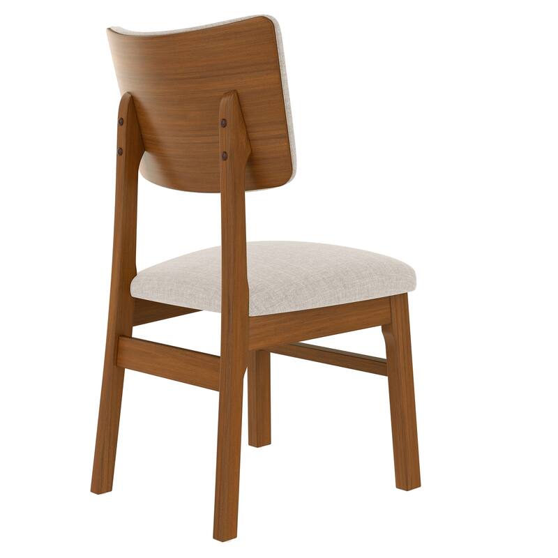 Set of 4 Ergonomic Mid-Century Dining Chairs