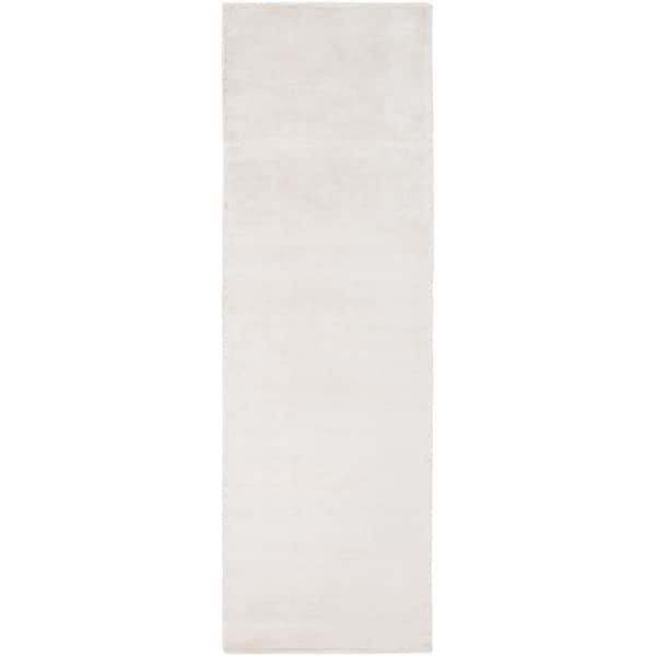 slide 2 of 23, Handmade Lambersart Viscose Area Rug Beige - 2' 6" x 8'