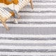preview thumbnail 15 of 31, SAFAVIEH Augustine Heleen Stripe Fringe Rug