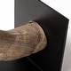 preview thumbnail 7 of 6, Nickerson (Set of 2) Metal Book Ends (set of 2) - 5.5L x 6.5W x 5.5H