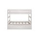 preview thumbnail 4 of 24, Max & Lily Farmhouse Twin over Twin Bunk Bed with Trundle and Built-in Ladder