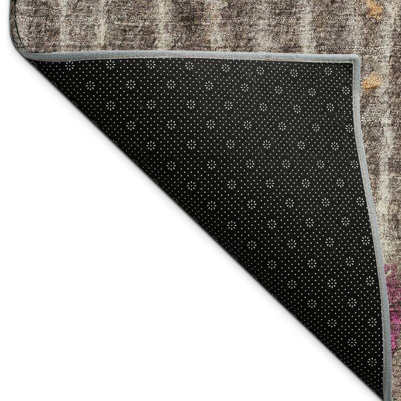 Machine Washable Indoor/ Outdoor Boho Modern Chantille Rug