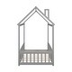 preview thumbnail 10 of 11, Twin Size House Bed Platform Bed,Multiple Uses
