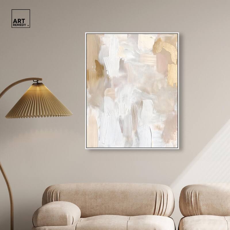 Beige and Cream II Canvas by Art Remedy