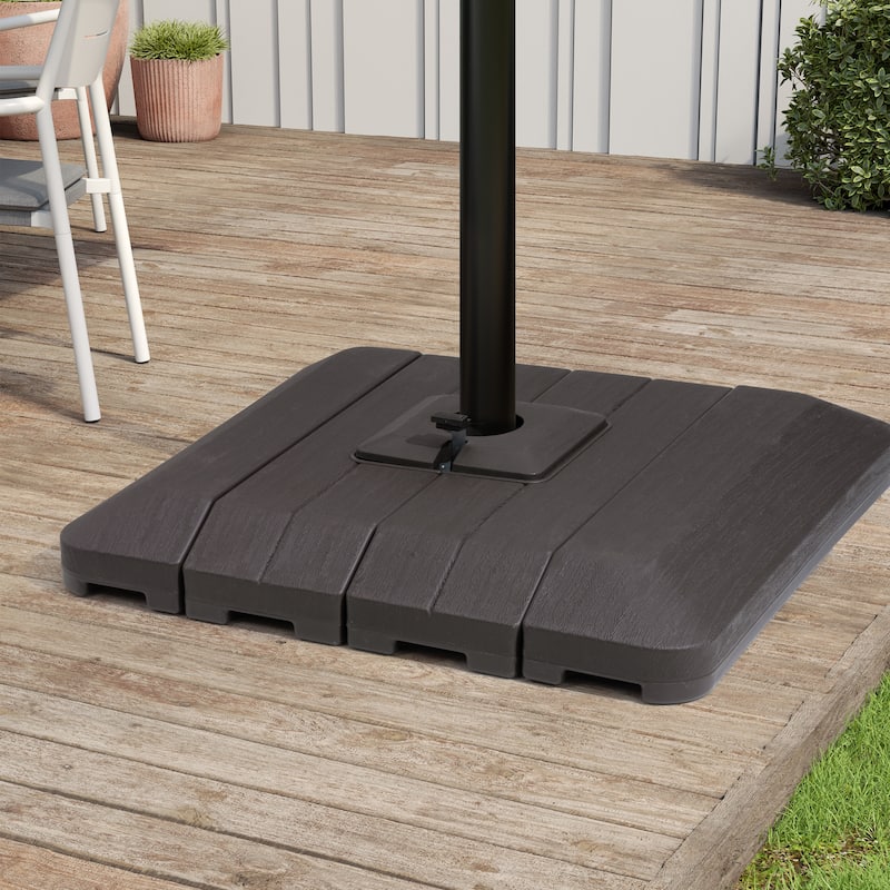Pellebant Outdoor Patio 4 Piece Premium Offset Umbrella Base