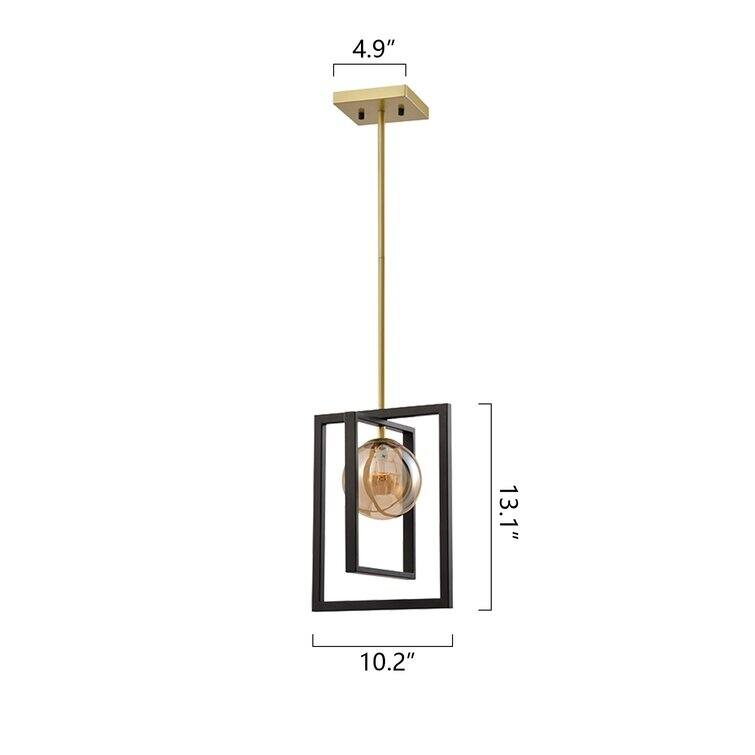 Maxax 1 - Light Square / Rectangle Pendant