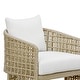preview thumbnail 10 of 8, Driftbay White Boucle & Natural Rope 6-Piece Patio Furniture Set