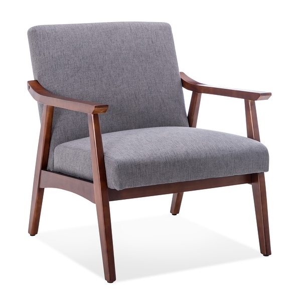 Shop BELLEZE Mid-Century Modern Accent Chair Living Room Upholstered ...