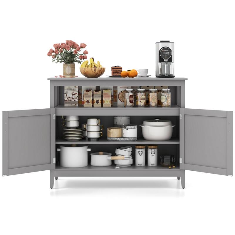 Costway Costway Kitchen Sideboard Buffet Server Cupboard Storage - See Details