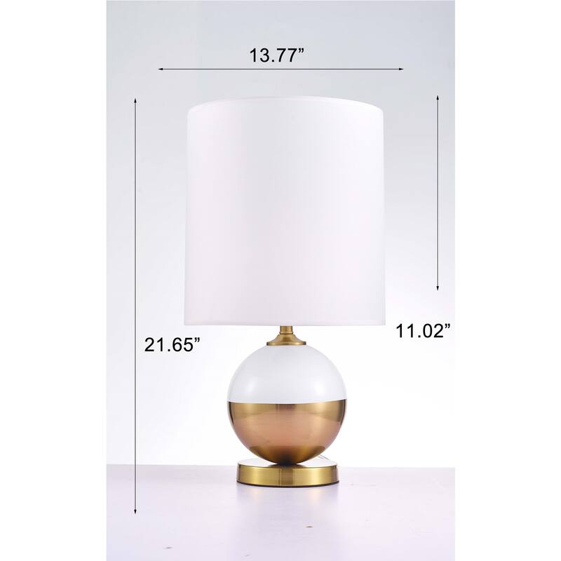 Pasargad Home Regal Collection Metal and Crystal Table Lamp Lights