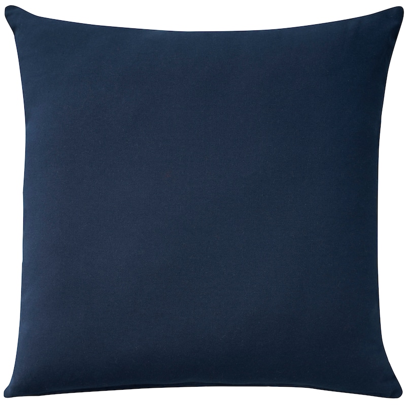 Mina Victory Life Styles Floral Navy Throw Pillow , ( 14" x 24" )