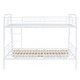 preview thumbnail 9 of 16, Full XL Over Queen Size Metal Bunk Bed with 2 Drawers and Guardrails