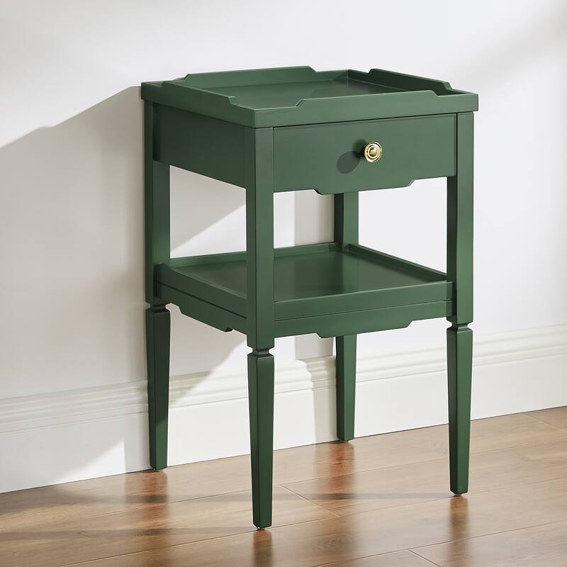 Fremont 1-drawer Nightstand by Greyson Living - Vintage Green