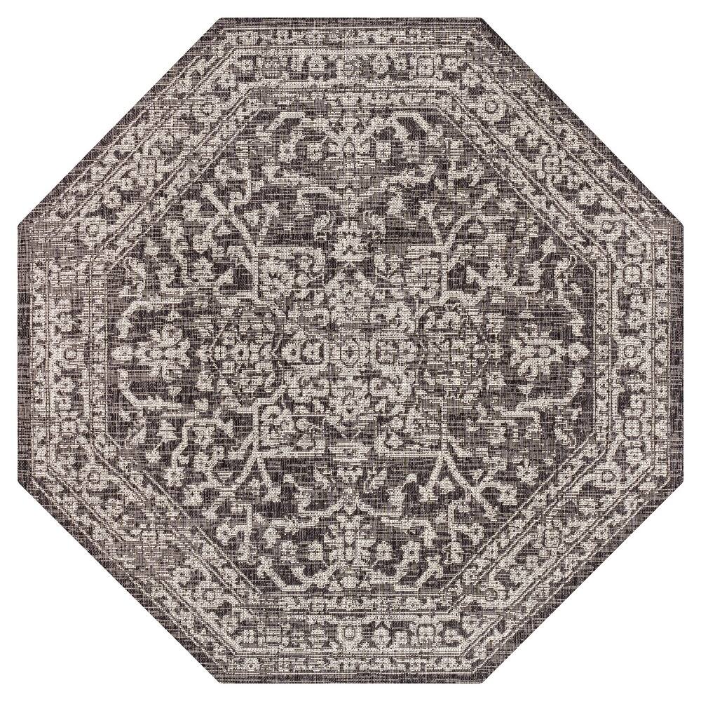 JONATHAN Y Medallion Textured Weave Indoor/Outdoor Area Rug