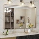 preview thumbnail 94 of 141, Apmir Metal Frame Tempered Glass Bathroom Vanity Mirror for Wall, Cloakroom, Bedroom